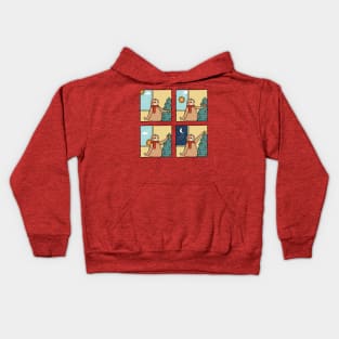 Sloth Christmas Kids Hoodie